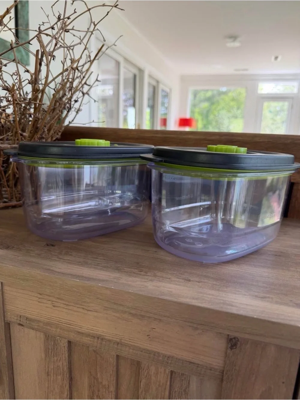 Food saver Vacuum Food Storage Containers - 2 Pack